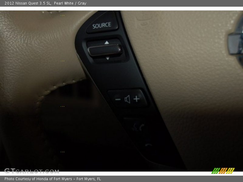 Pearl White / Gray 2012 Nissan Quest 3.5 SL