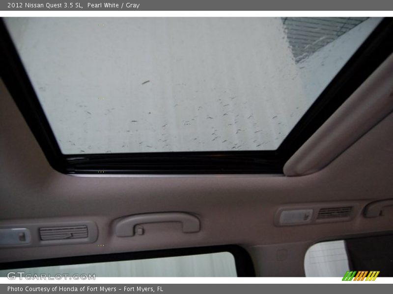 Pearl White / Gray 2012 Nissan Quest 3.5 SL