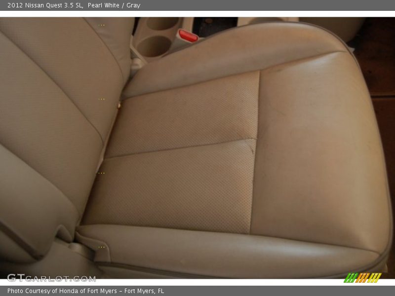 Pearl White / Gray 2012 Nissan Quest 3.5 SL