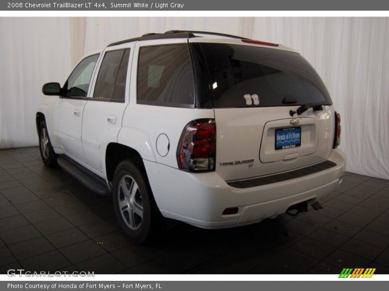 Summit White / Light Gray 2008 Chevrolet TrailBlazer LT 4x4