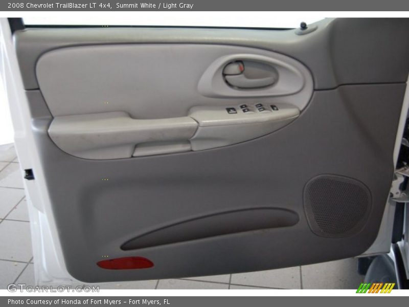 Summit White / Light Gray 2008 Chevrolet TrailBlazer LT 4x4