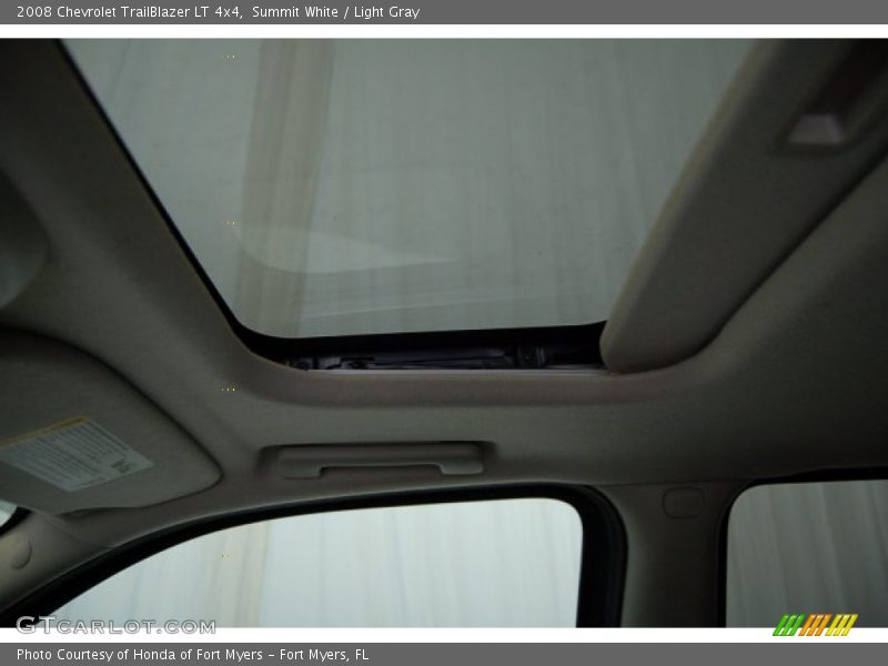 Summit White / Light Gray 2008 Chevrolet TrailBlazer LT 4x4