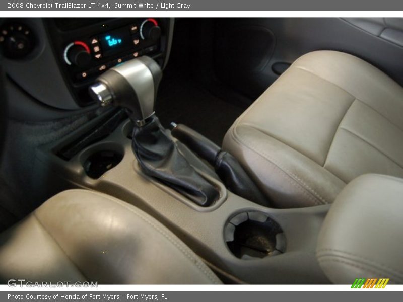 Summit White / Light Gray 2008 Chevrolet TrailBlazer LT 4x4