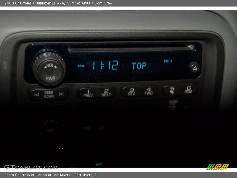 Summit White / Light Gray 2008 Chevrolet TrailBlazer LT 4x4