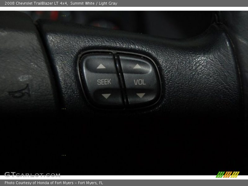 Summit White / Light Gray 2008 Chevrolet TrailBlazer LT 4x4