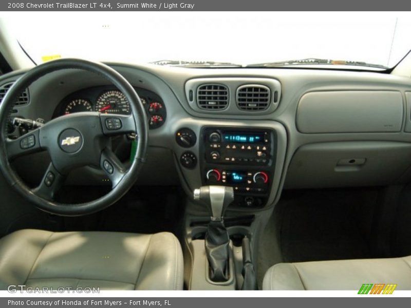 Summit White / Light Gray 2008 Chevrolet TrailBlazer LT 4x4