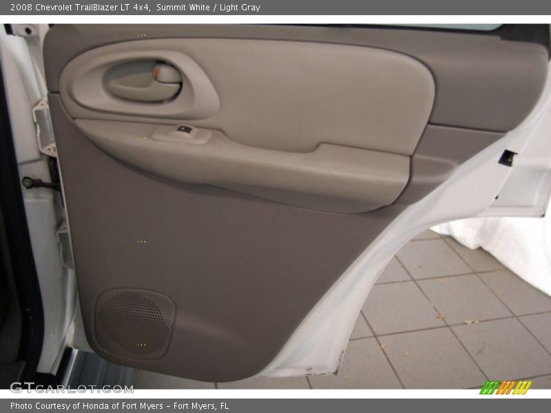 Summit White / Light Gray 2008 Chevrolet TrailBlazer LT 4x4