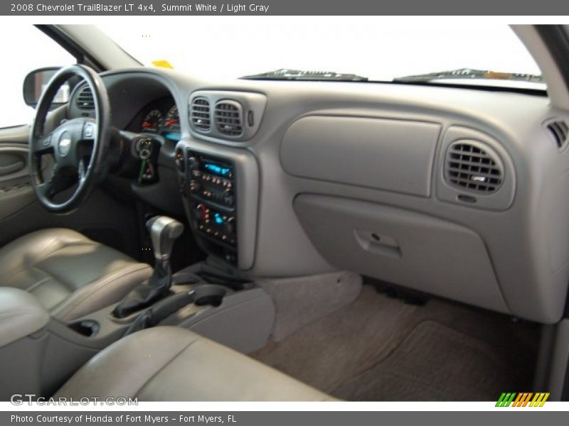 Summit White / Light Gray 2008 Chevrolet TrailBlazer LT 4x4