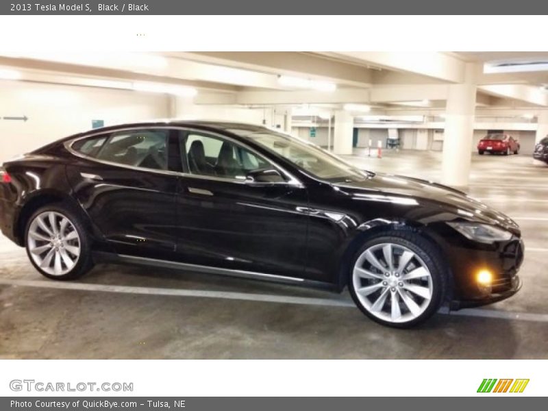 Black / Black 2013 Tesla Model S