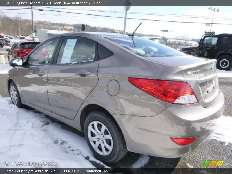 Mocha Bronze / Beige 2013 Hyundai Accent GLS 4 Door