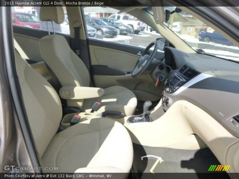 Mocha Bronze / Beige 2013 Hyundai Accent GLS 4 Door