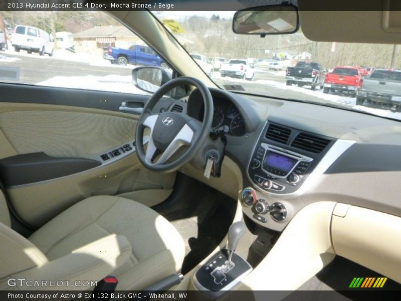 Mocha Bronze / Beige 2013 Hyundai Accent GLS 4 Door