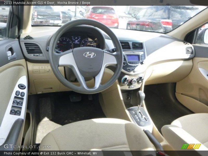 Mocha Bronze / Beige 2013 Hyundai Accent GLS 4 Door