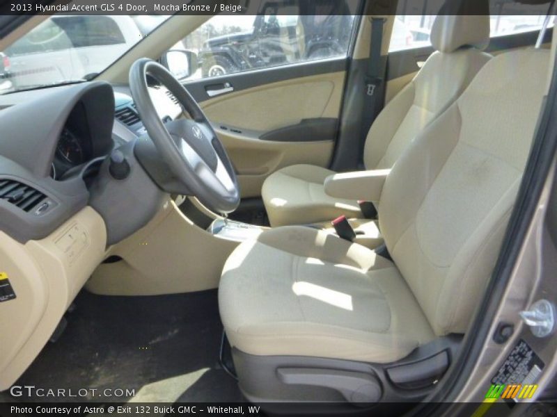 Mocha Bronze / Beige 2013 Hyundai Accent GLS 4 Door