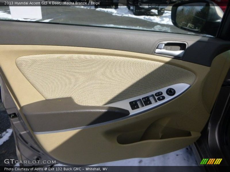 Mocha Bronze / Beige 2013 Hyundai Accent GLS 4 Door