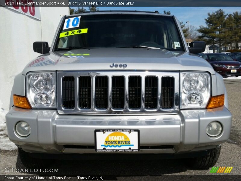 Bright Silver Metallic / Dark Slate Gray 2010 Jeep Commander Sport 4x4