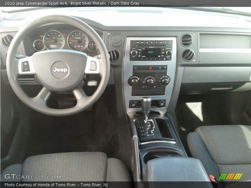 Bright Silver Metallic / Dark Slate Gray 2010 Jeep Commander Sport 4x4