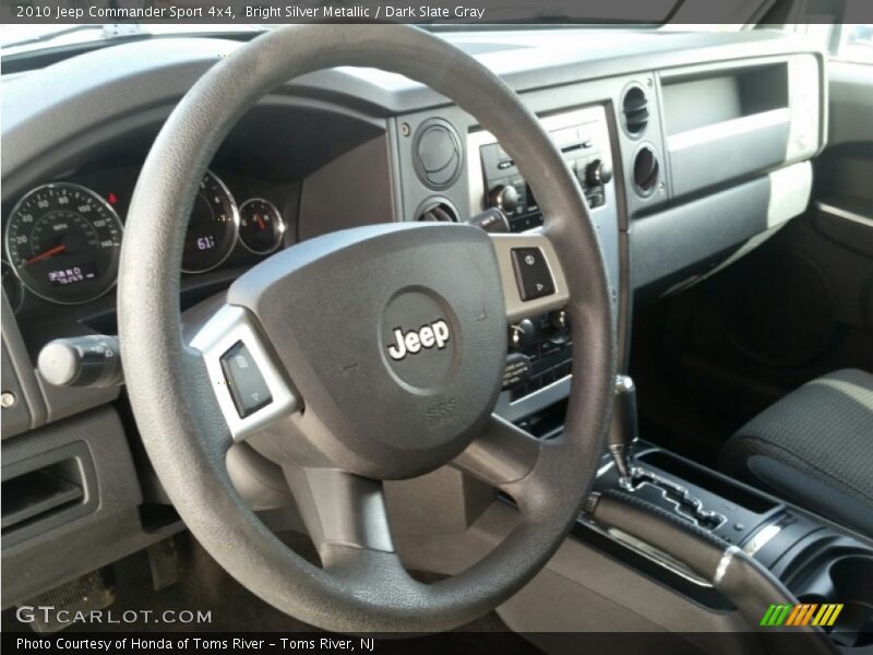 Bright Silver Metallic / Dark Slate Gray 2010 Jeep Commander Sport 4x4