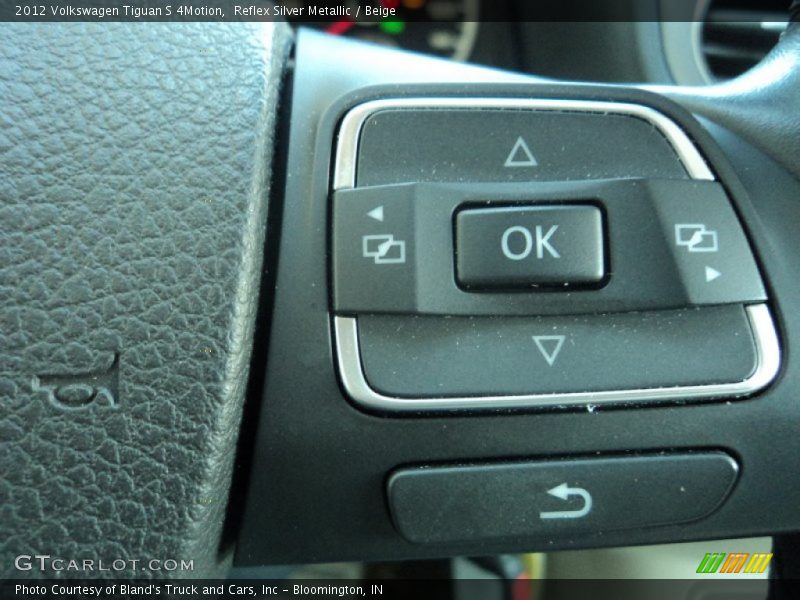 Reflex Silver Metallic / Beige 2012 Volkswagen Tiguan S 4Motion