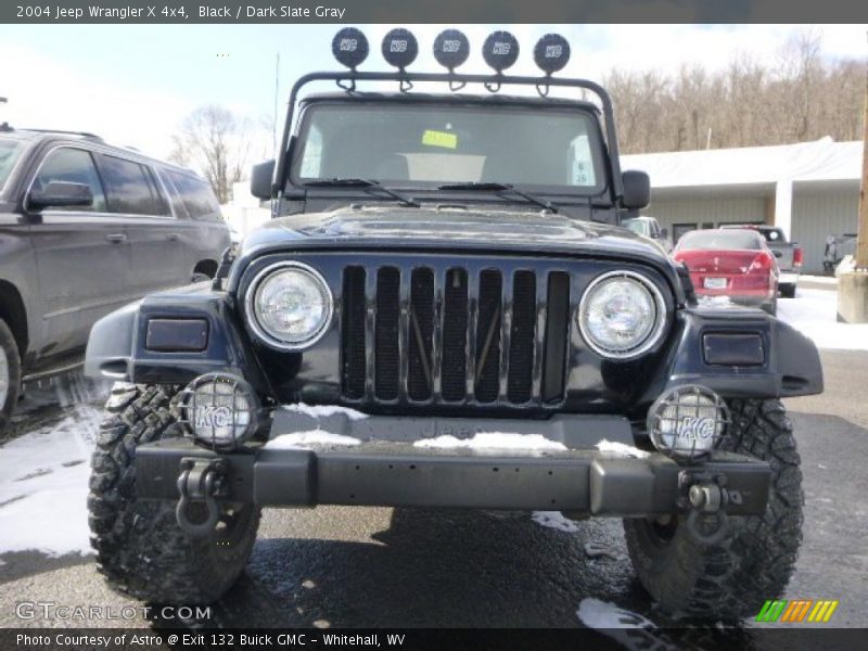 Black / Dark Slate Gray 2004 Jeep Wrangler X 4x4