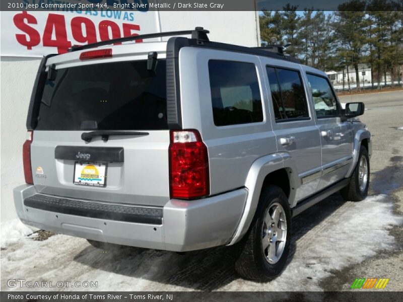 Bright Silver Metallic / Dark Slate Gray 2010 Jeep Commander Sport 4x4