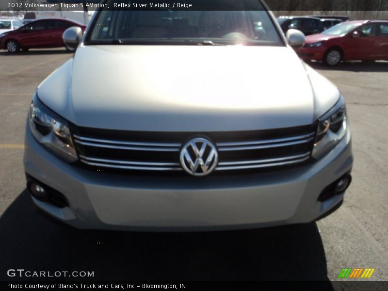 Reflex Silver Metallic / Beige 2012 Volkswagen Tiguan S 4Motion