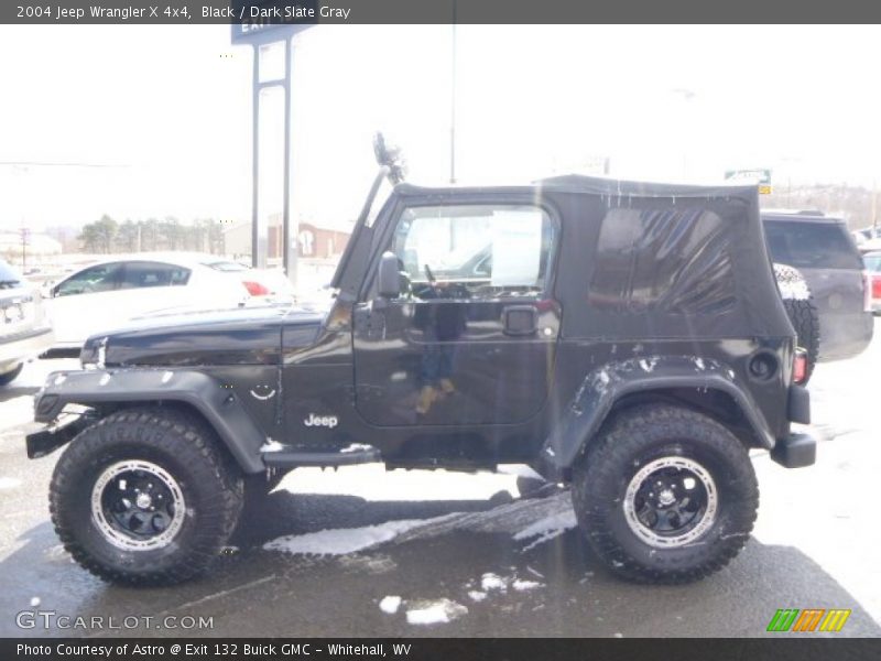Black / Dark Slate Gray 2004 Jeep Wrangler X 4x4