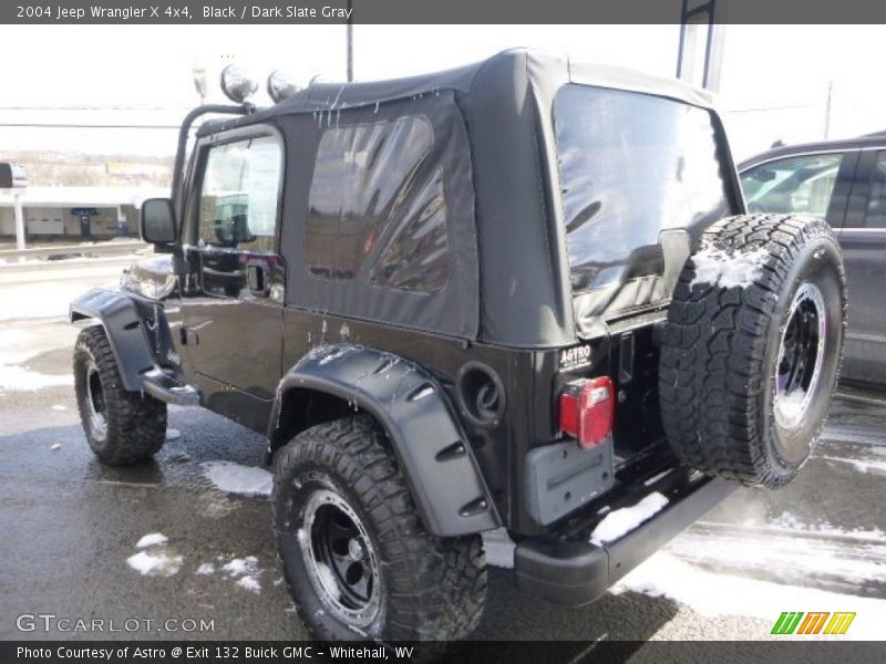 Black / Dark Slate Gray 2004 Jeep Wrangler X 4x4
