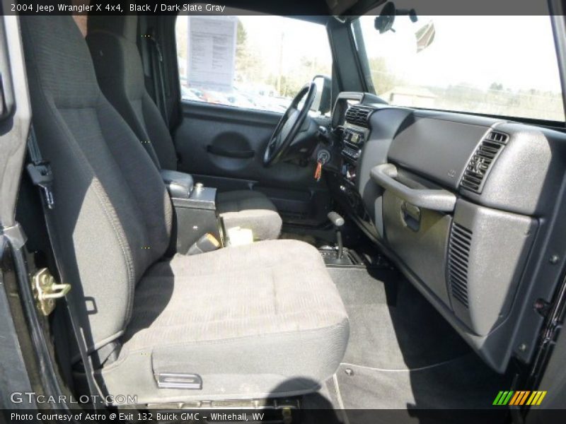 Black / Dark Slate Gray 2004 Jeep Wrangler X 4x4