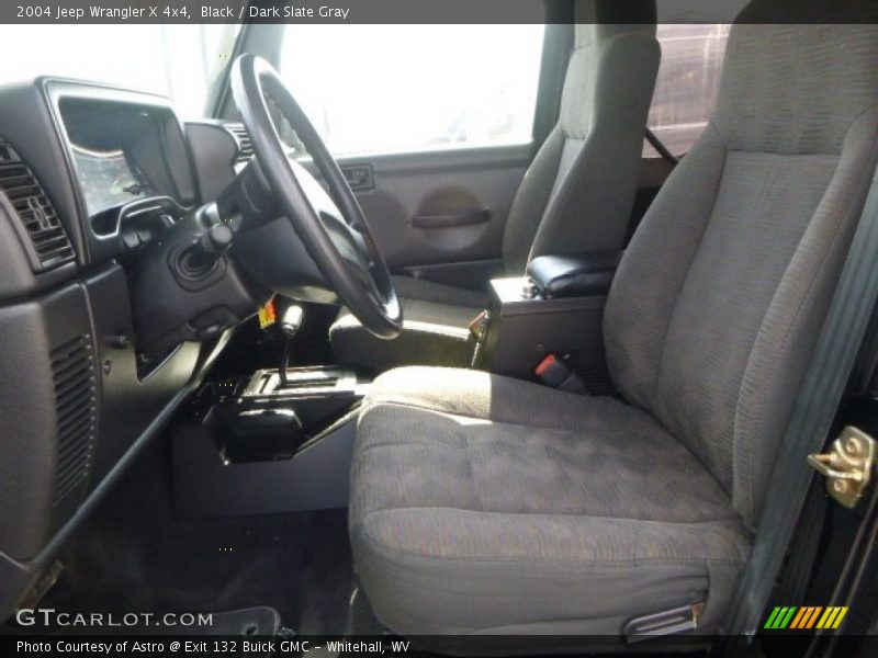 Black / Dark Slate Gray 2004 Jeep Wrangler X 4x4