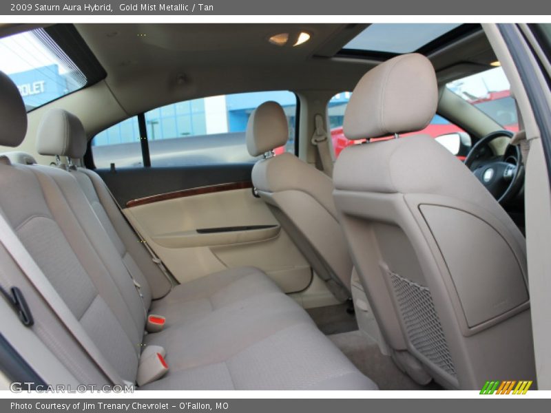 Rear Seat of 2009 Aura Hybrid