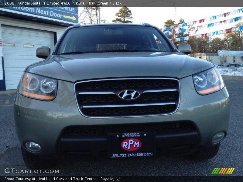 Natural Khaki Green / Black 2008 Hyundai Santa Fe Limited 4WD