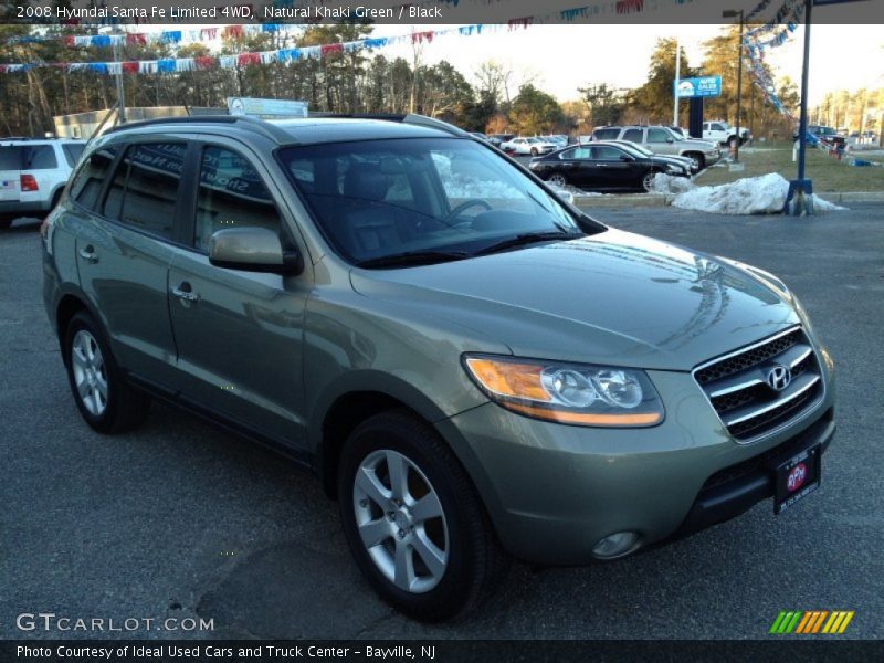 Natural Khaki Green / Black 2008 Hyundai Santa Fe Limited 4WD