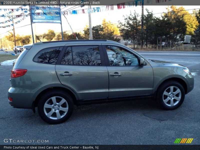 Natural Khaki Green / Black 2008 Hyundai Santa Fe Limited 4WD