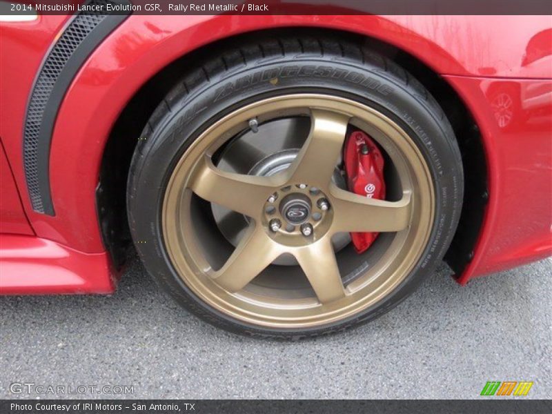 Rally Red Metallic / Black 2014 Mitsubishi Lancer Evolution GSR