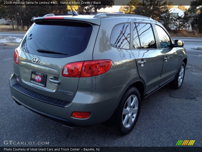 Natural Khaki Green / Black 2008 Hyundai Santa Fe Limited 4WD