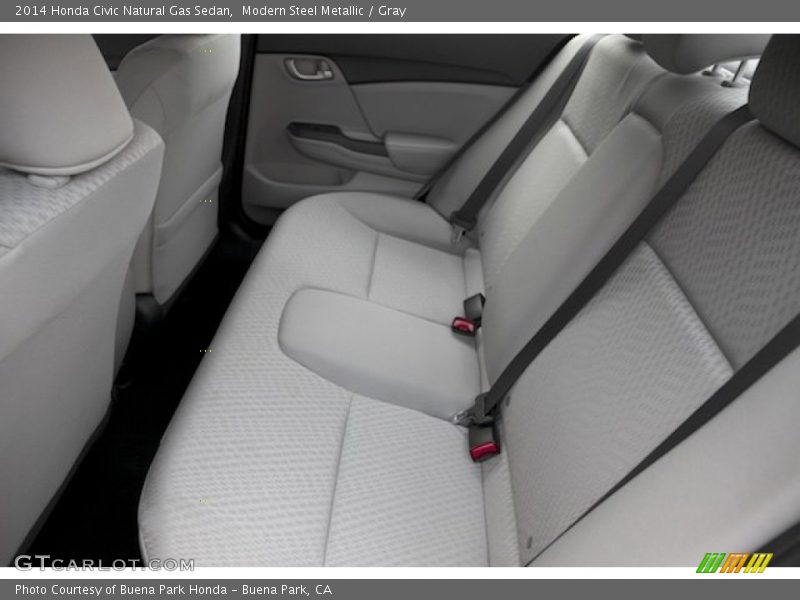 Modern Steel Metallic / Gray 2014 Honda Civic Natural Gas Sedan