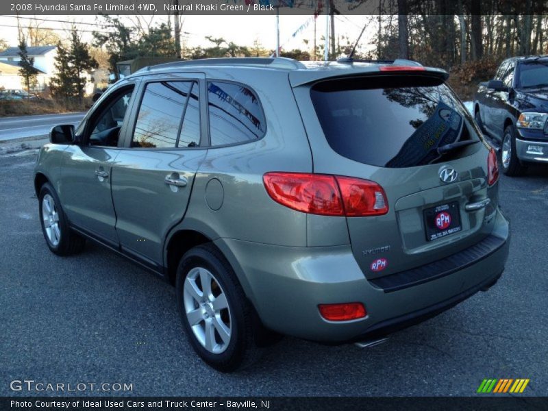 Natural Khaki Green / Black 2008 Hyundai Santa Fe Limited 4WD