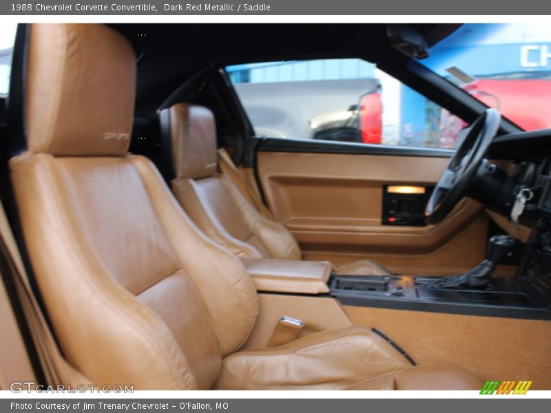 Front Seat of 1988 Corvette Convertible