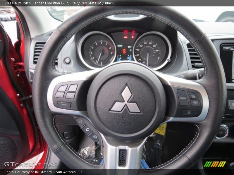 Rally Red Metallic / Black 2014 Mitsubishi Lancer Evolution GSR