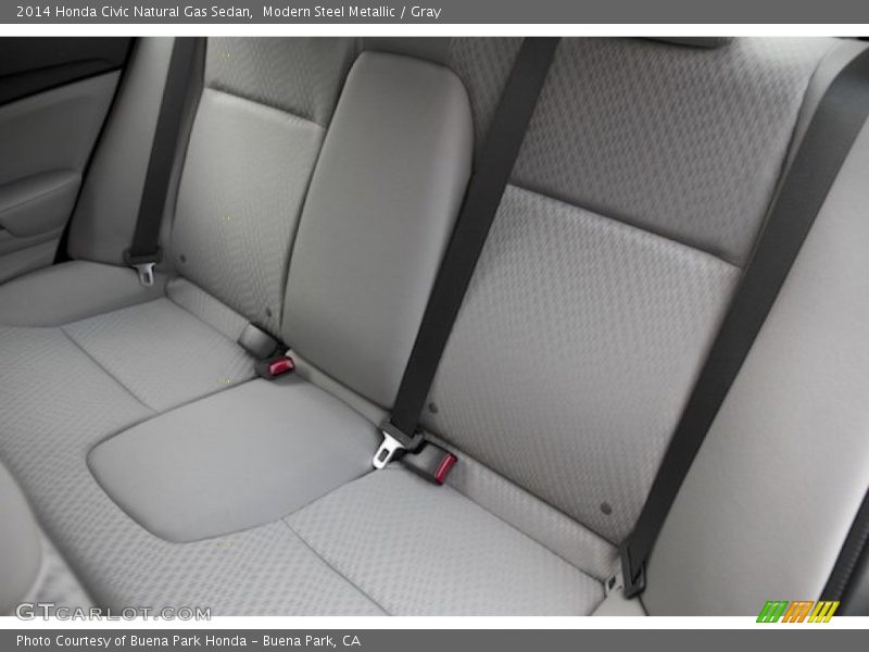 Modern Steel Metallic / Gray 2014 Honda Civic Natural Gas Sedan