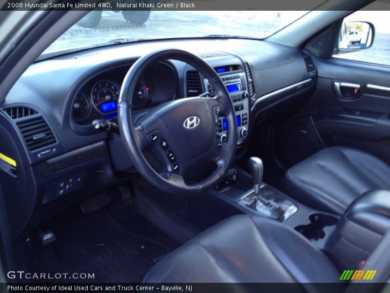 Natural Khaki Green / Black 2008 Hyundai Santa Fe Limited 4WD