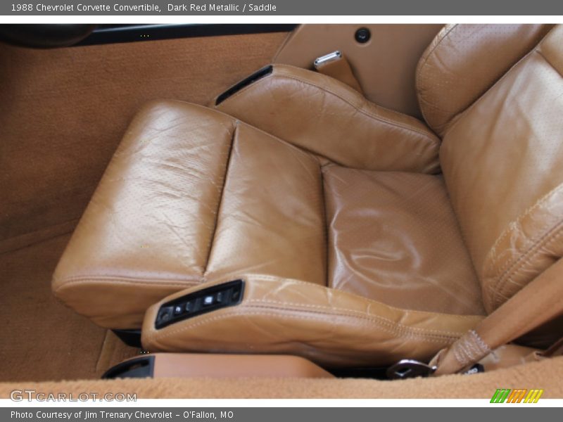 Front Seat of 1988 Corvette Convertible