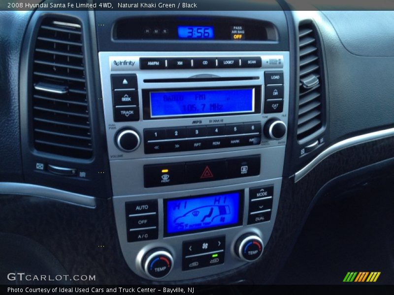 Natural Khaki Green / Black 2008 Hyundai Santa Fe Limited 4WD