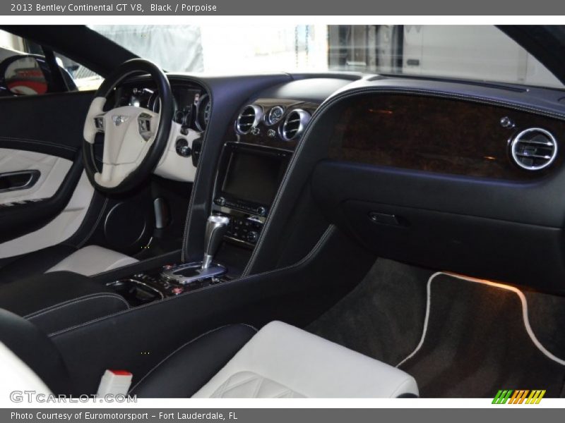 Black / Porpoise 2013 Bentley Continental GT V8