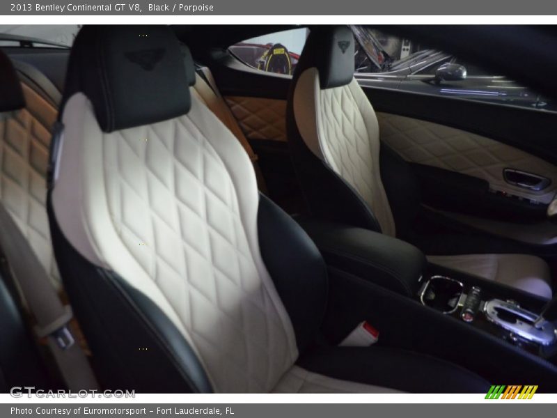 Black / Porpoise 2013 Bentley Continental GT V8