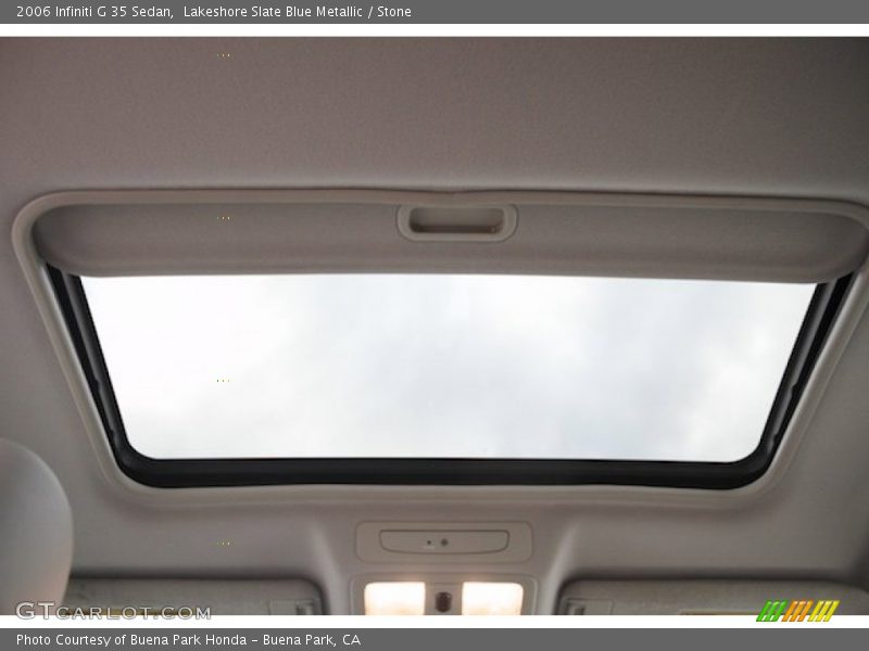 Lakeshore Slate Blue Metallic / Stone 2006 Infiniti G 35 Sedan