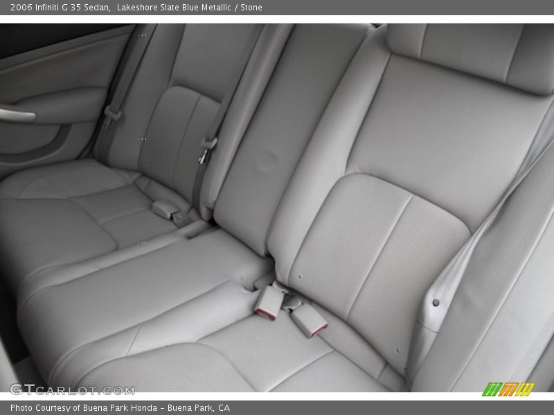 Lakeshore Slate Blue Metallic / Stone 2006 Infiniti G 35 Sedan