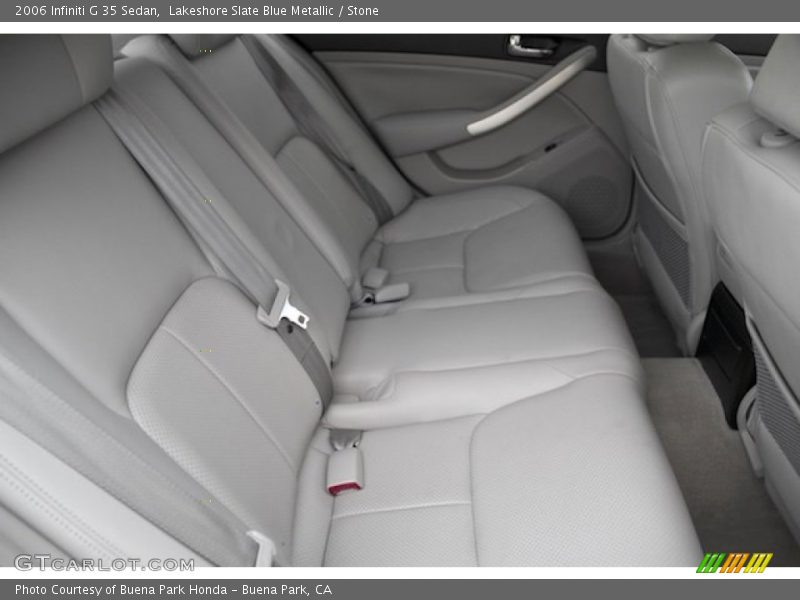 Lakeshore Slate Blue Metallic / Stone 2006 Infiniti G 35 Sedan