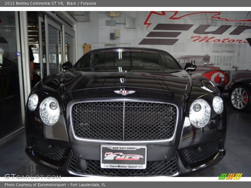 Black / Porpoise 2013 Bentley Continental GT V8